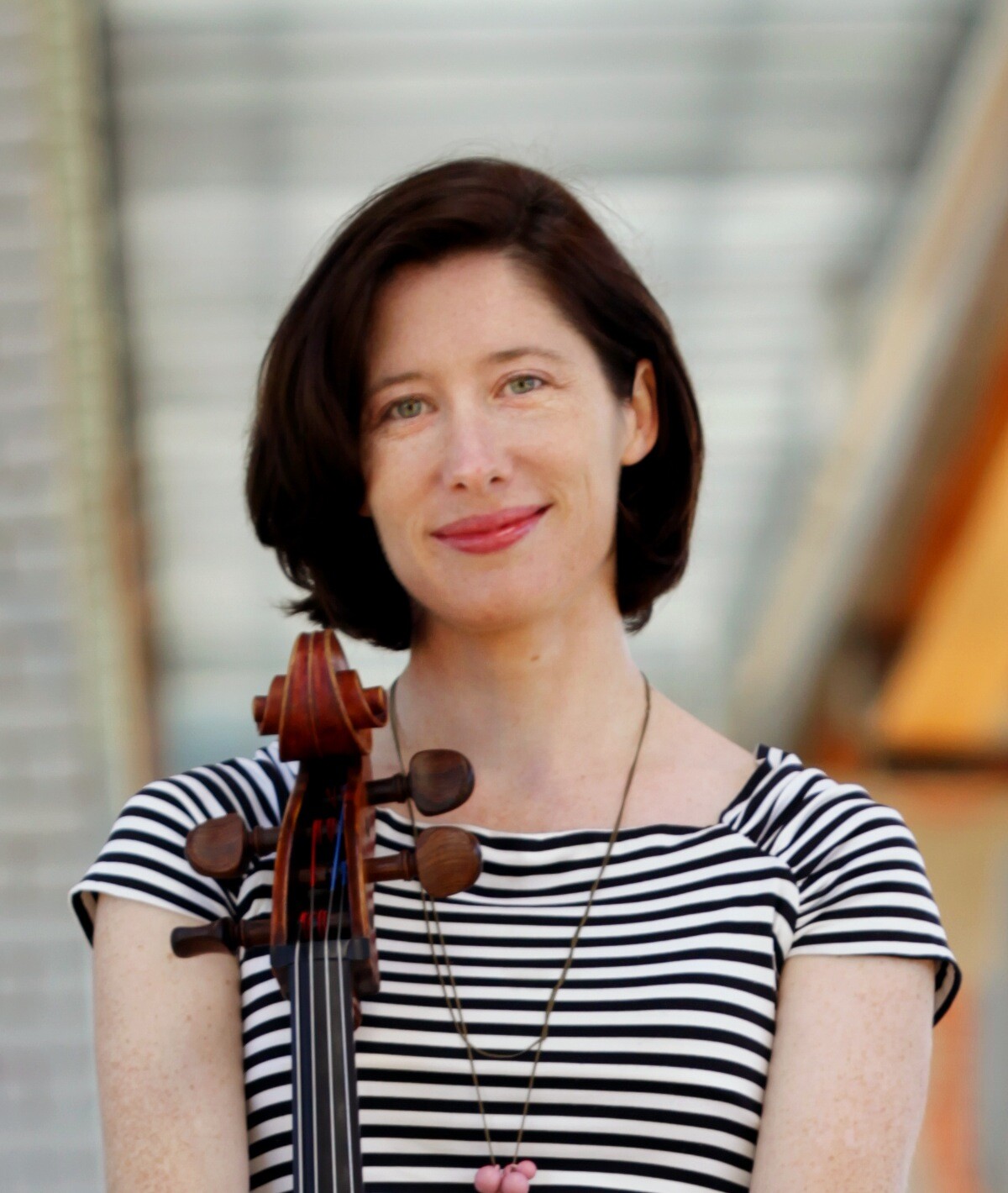 Josephine Vains (with cello scroll)