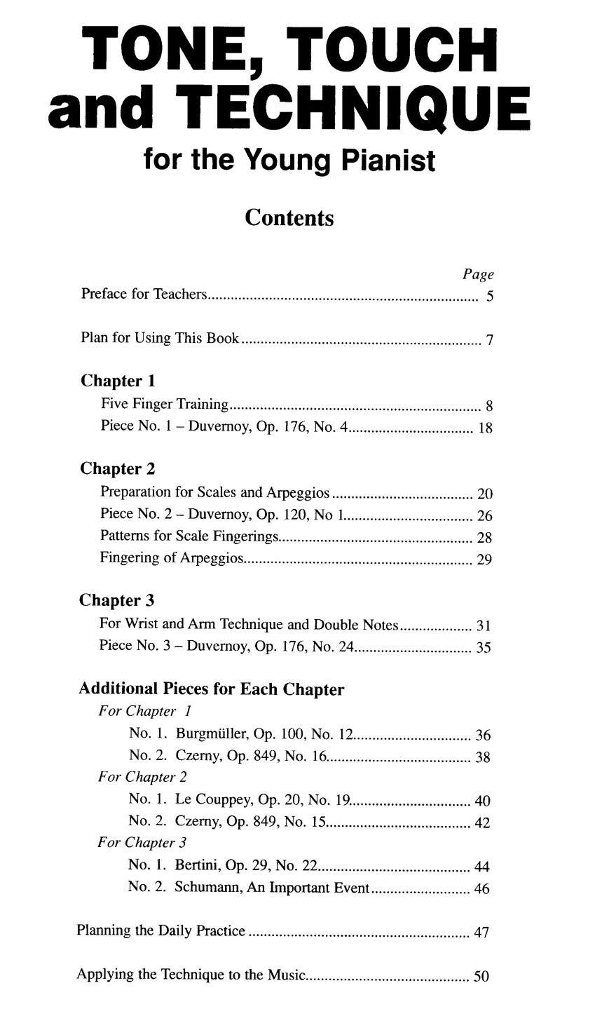 Table Of Contents